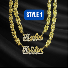 Load image into Gallery viewer, Xoxo Name Necklace Set
