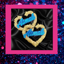 Load image into Gallery viewer, Logo Hoop Earrings
